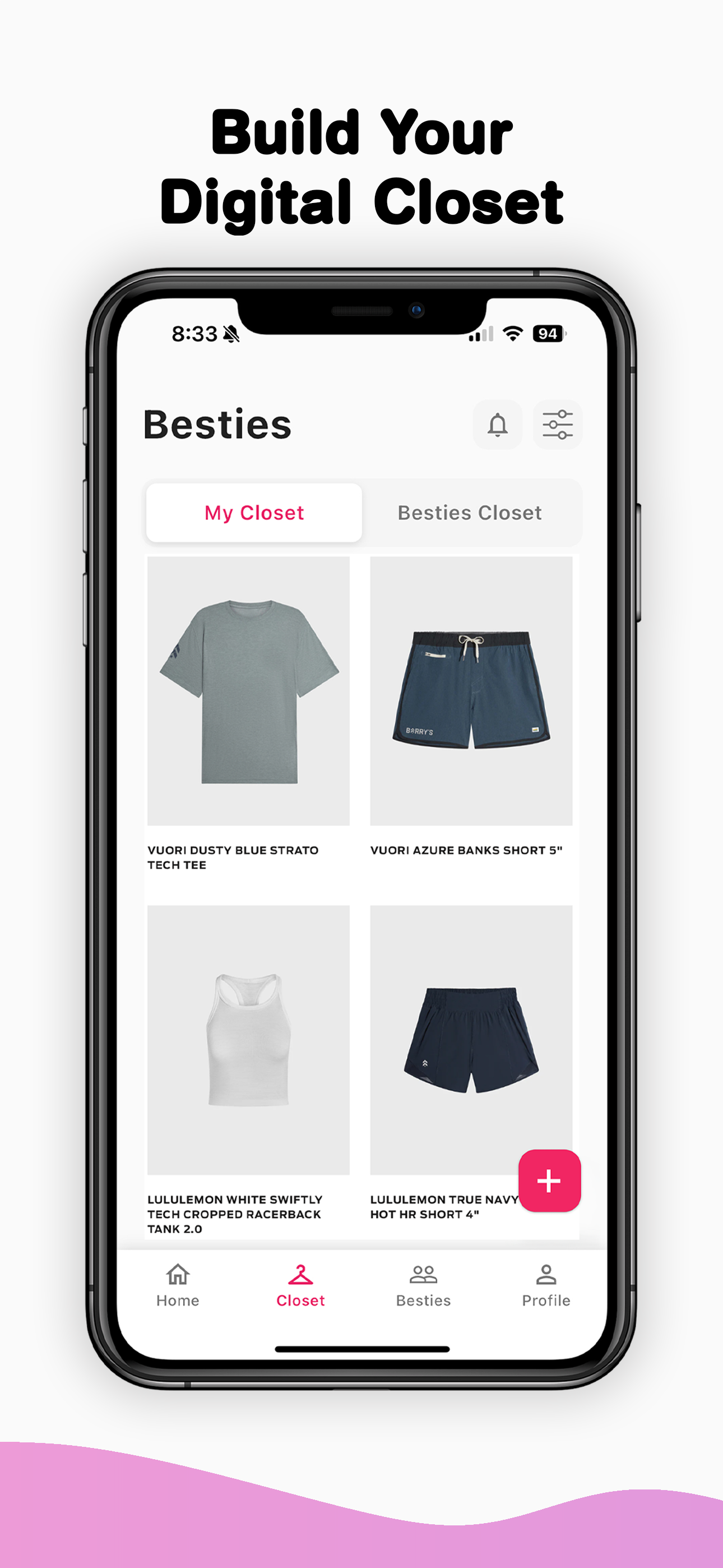 Besties Closet App Screenshot 1